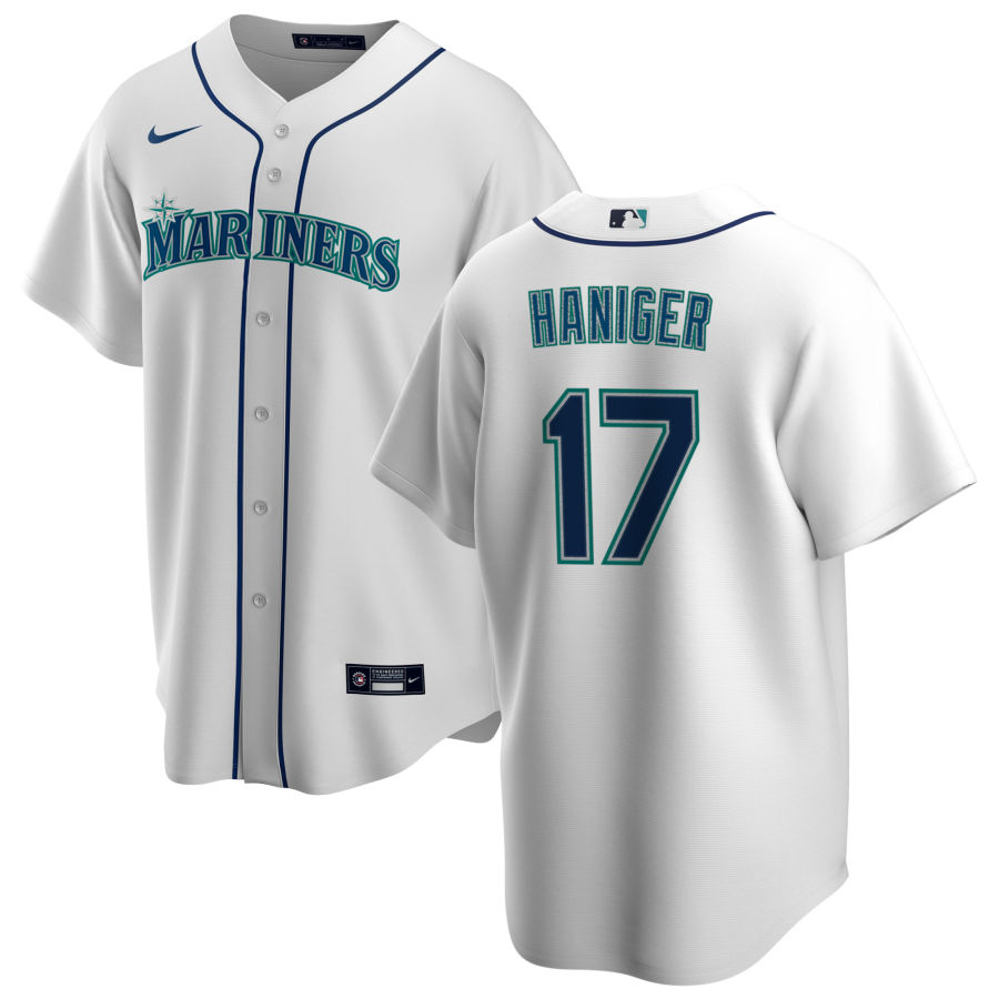 Nike Men #17 Mitch Haniger Seattle Mariners Baseball Jerseys Sale-White